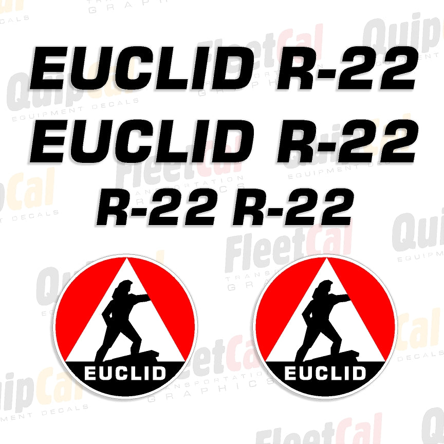 Euclid Quarry Truck Decal Set