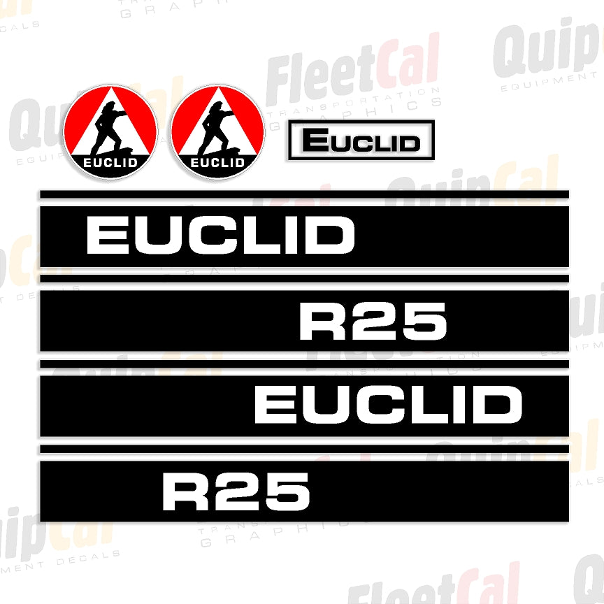 Euclid Quarry Truck Decal Set