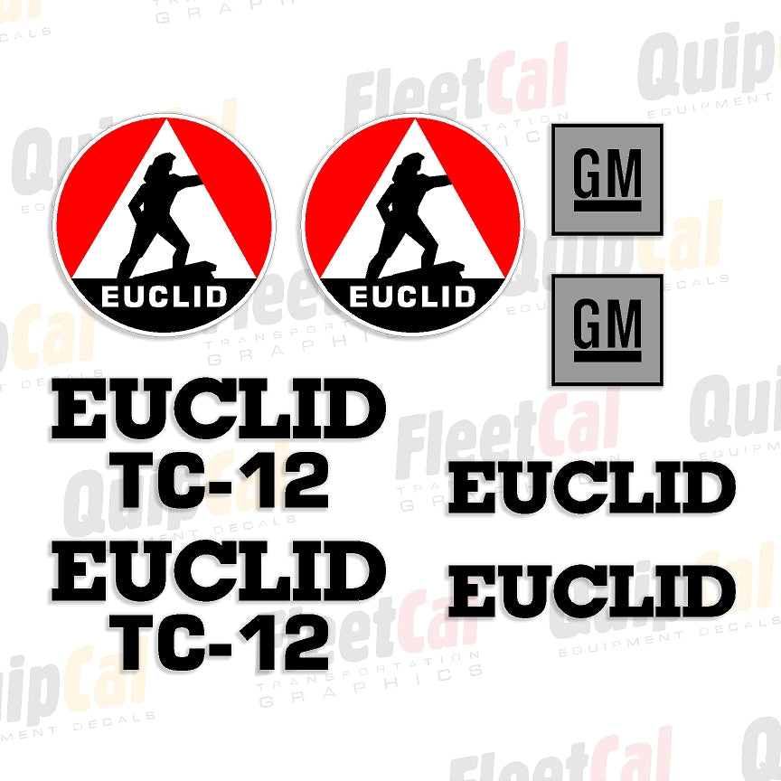 Euclid Dozer Decal Set