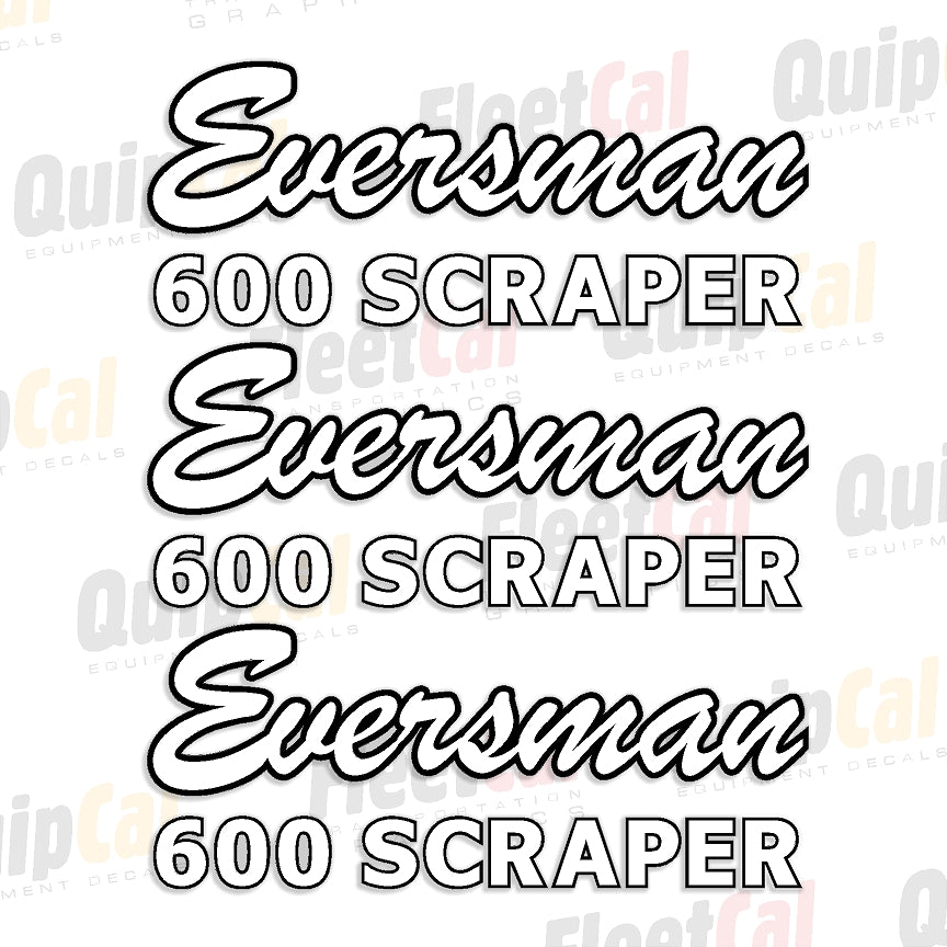 Pull Scraper Decal Set