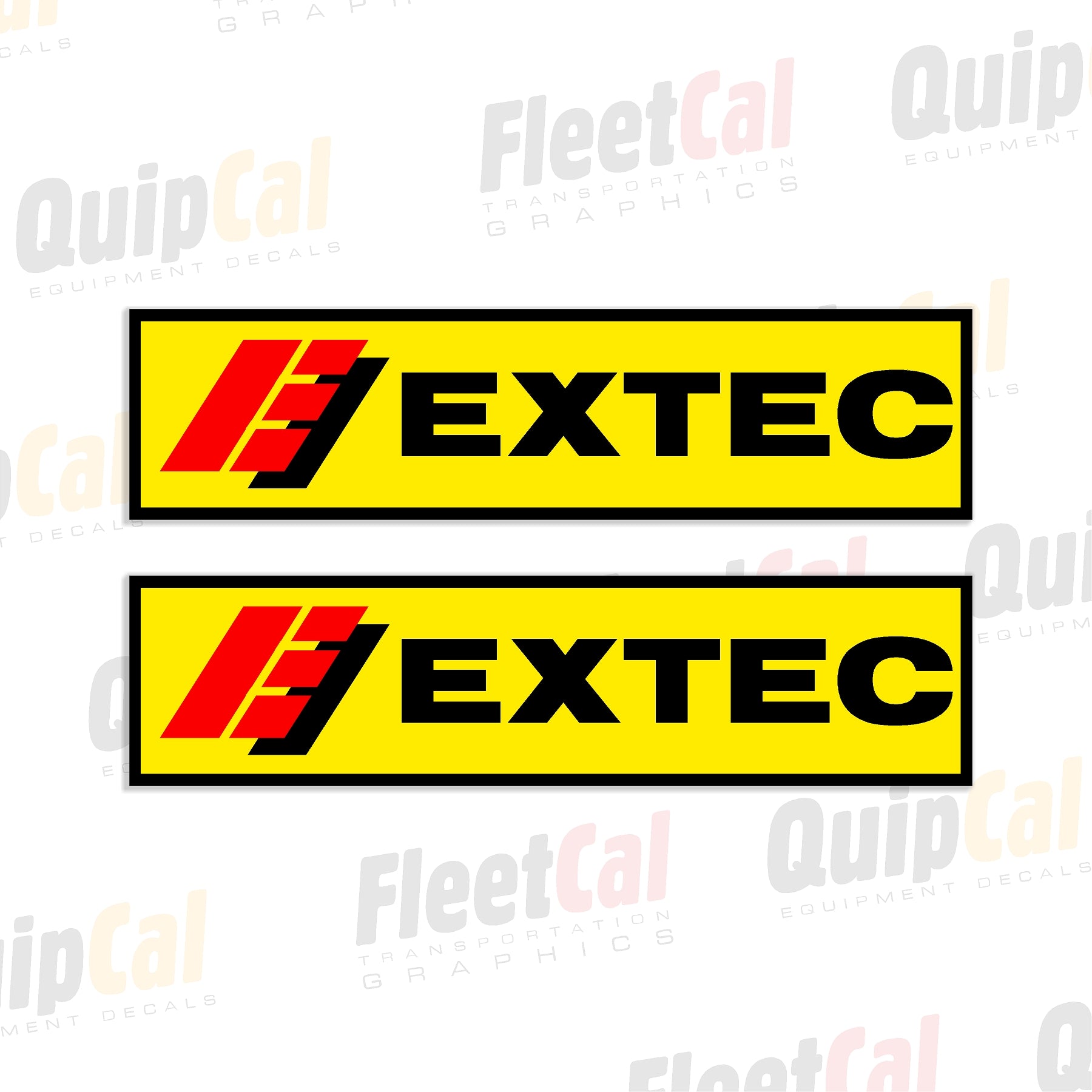 Extec Screener Crusher Decals