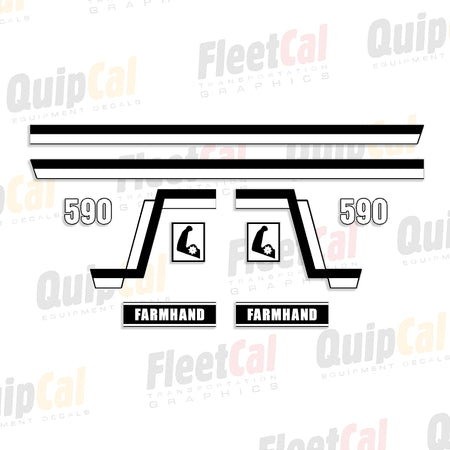 Farmhand Front Loader Decals