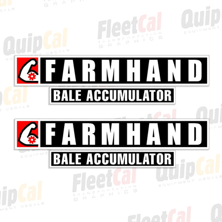 Farmland Bale Accumulator Decals