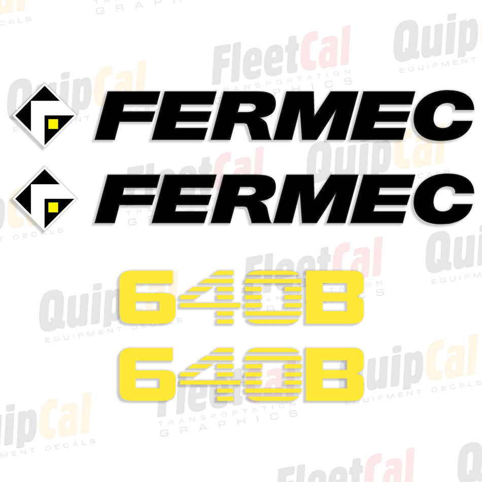 Fermec Skip Loader Decals