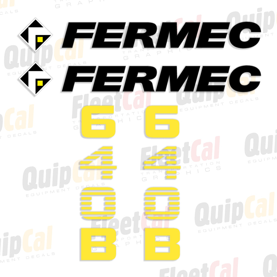 Fermec Skip Loader Decals