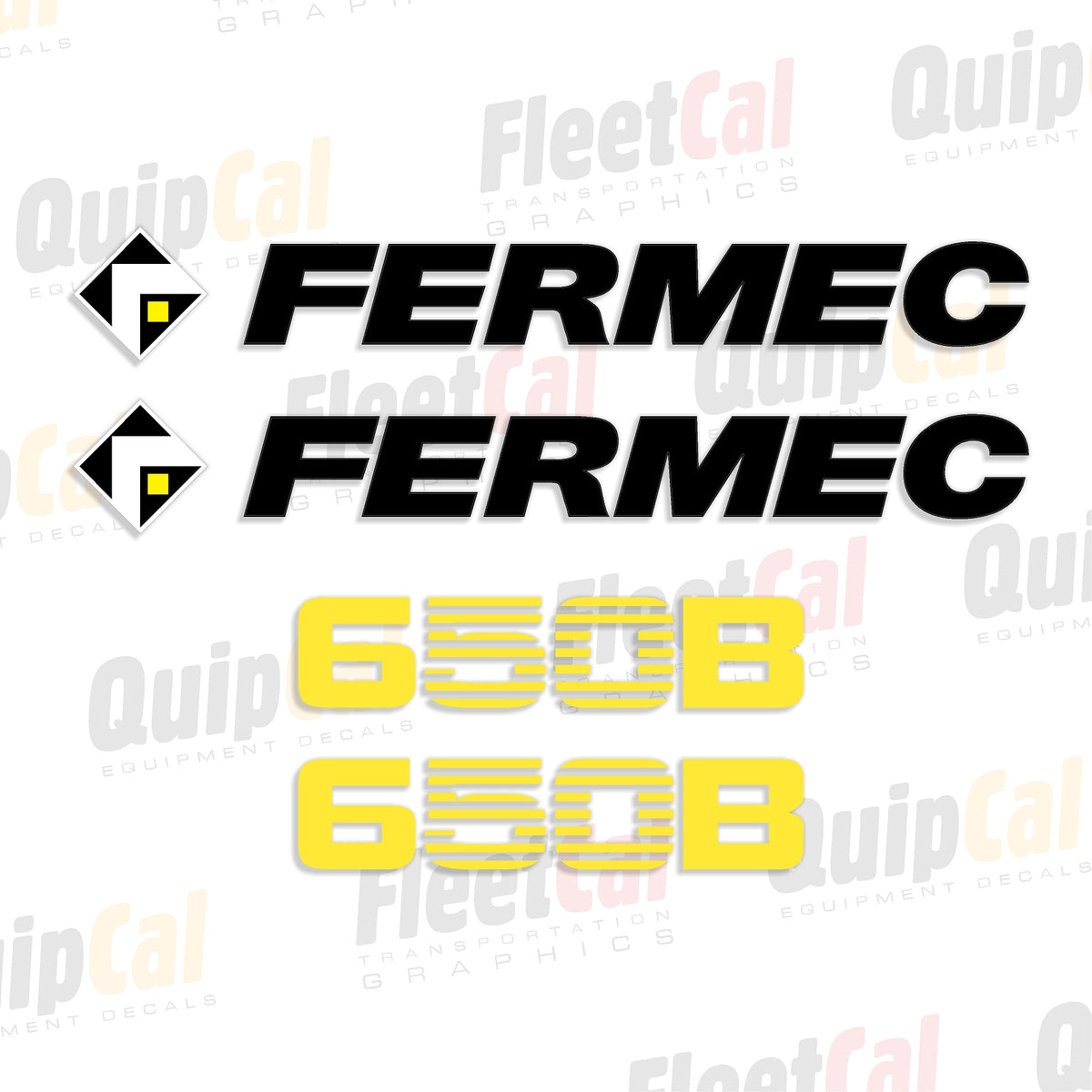 Fermec Skip Loader Decals