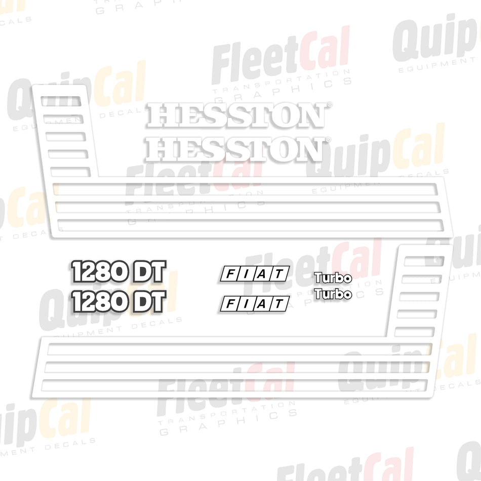 Fiat Hesston Tractor Decals