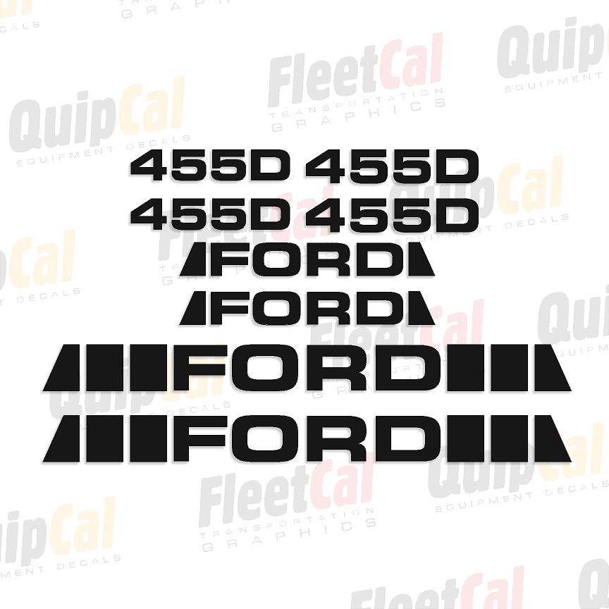 Ford 455D Marking Decal Set – Truck and Equipment Decals