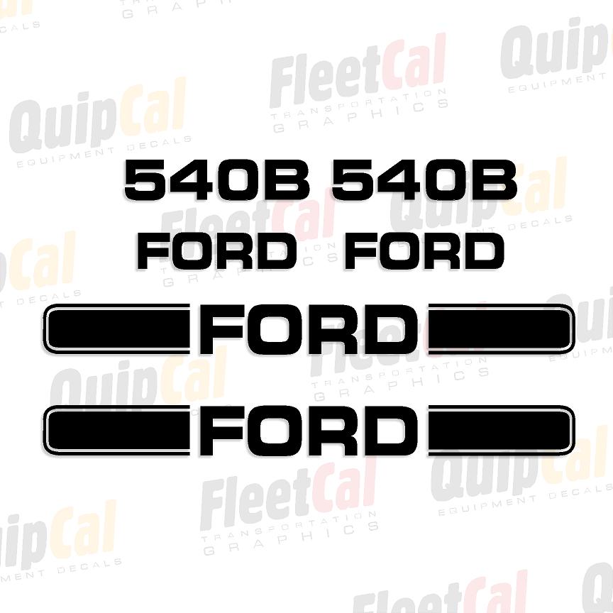 Ford 540B Marking Decal Set