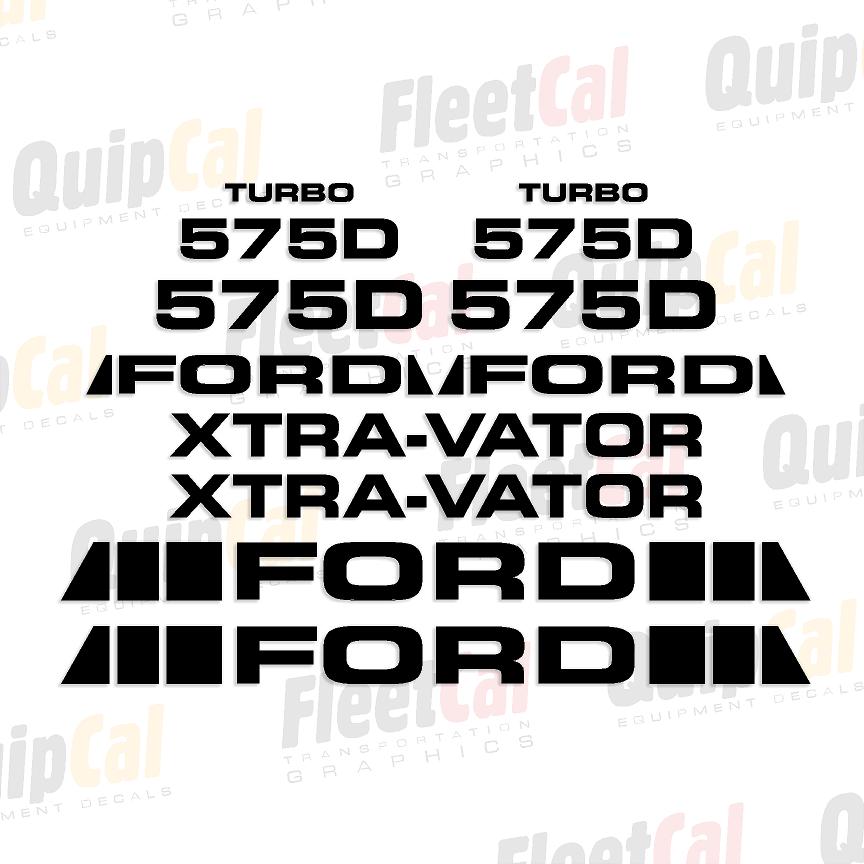 Ford 575D Marking Decal Set