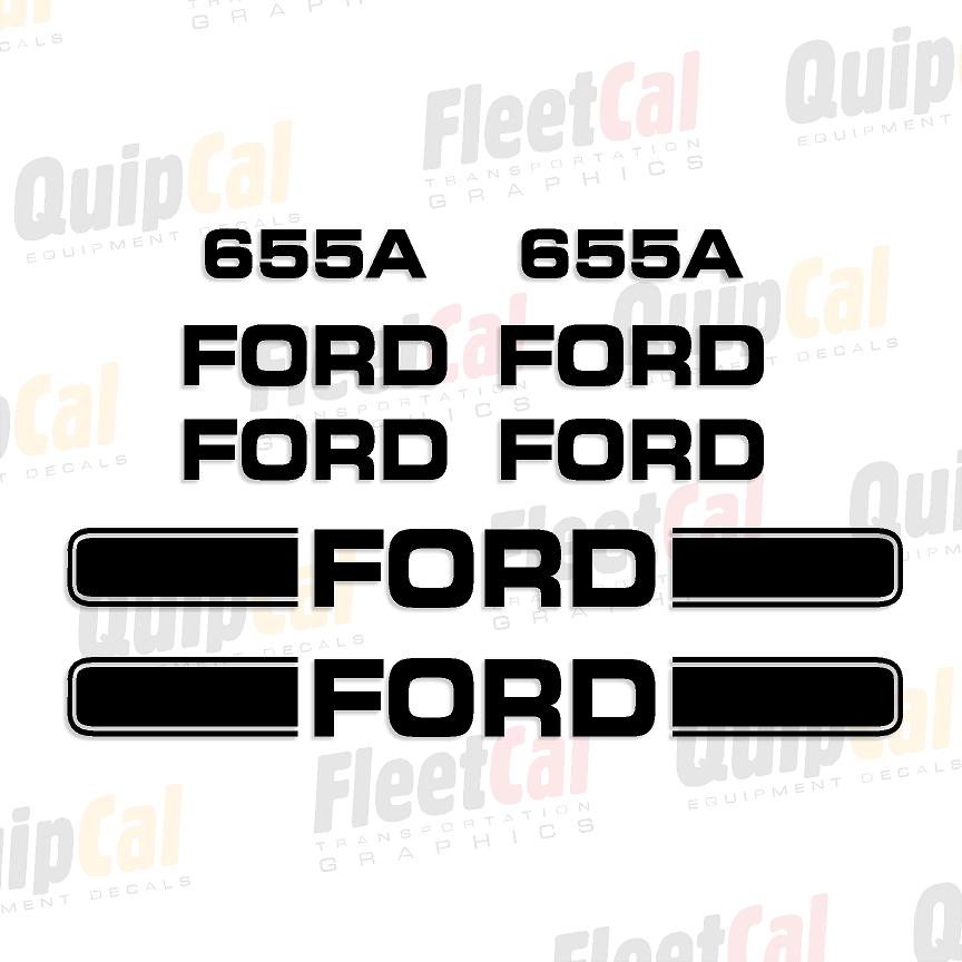 Ford 655A Marking Decal Set