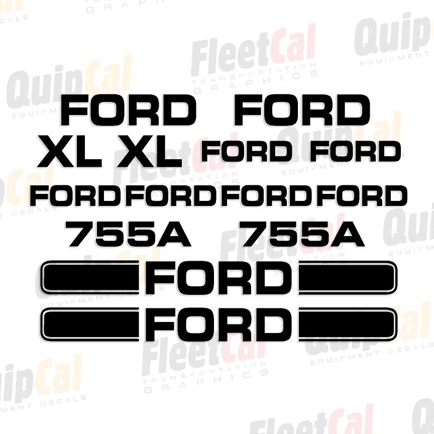 Ford 755A Marking Decal Set – Truck and Equipment Decals