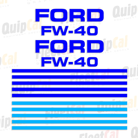 Ford Tractor Decal Set