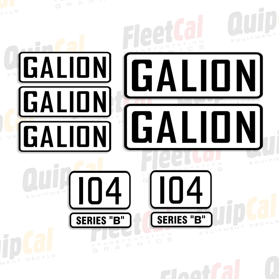 Decals for Galion Graders