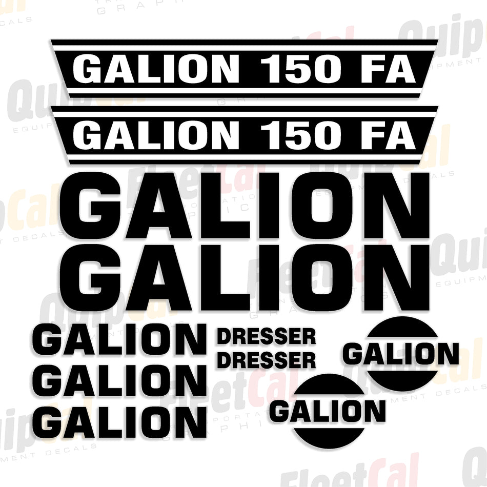 Decals for Galion Cranes