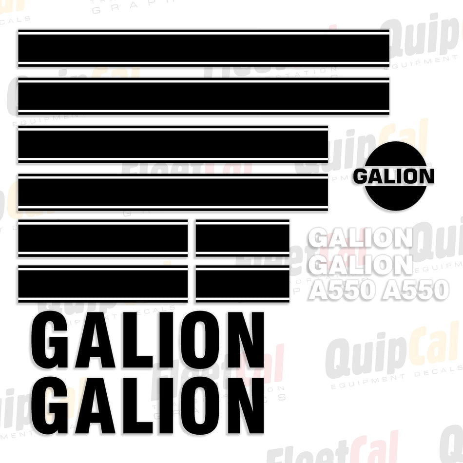 Decals for Galion Graders