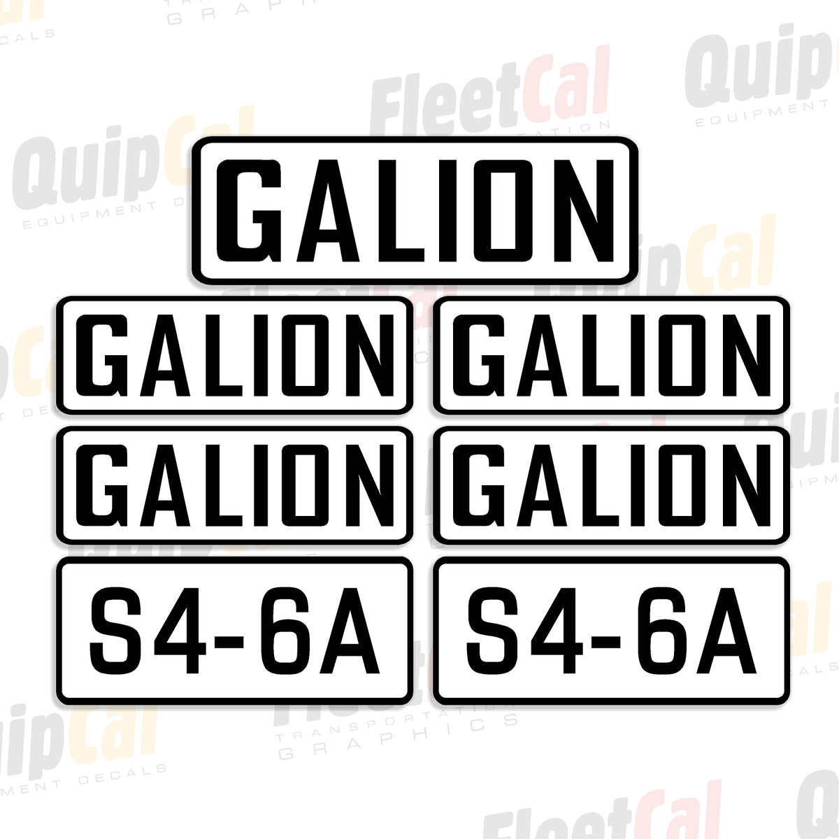 Decals for Galion Rollers