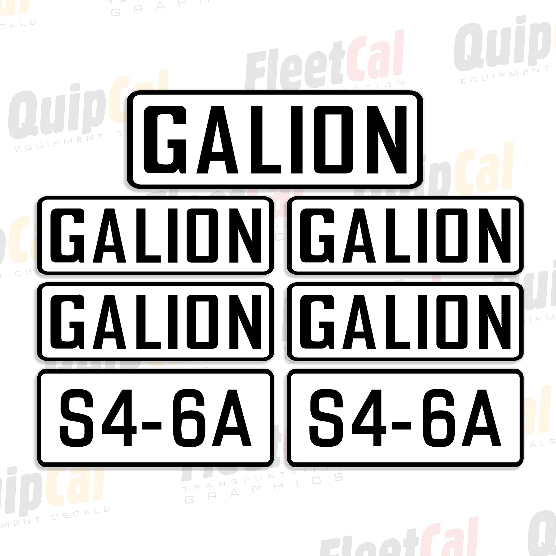 Decals for Galion Rollers