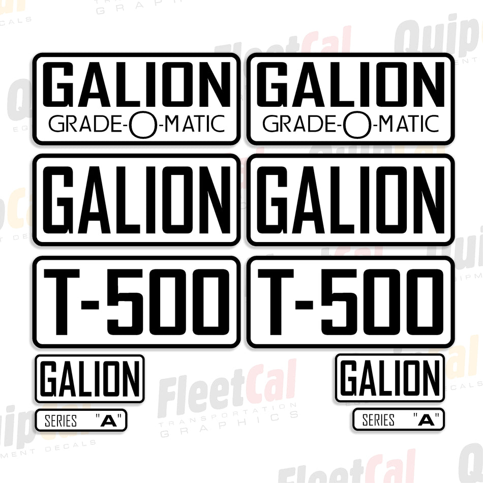 Decals for Galion Graders