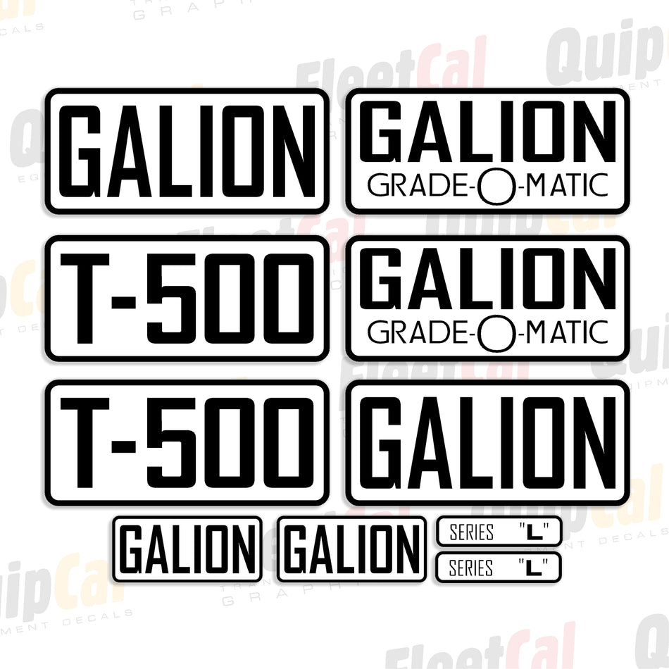 Decals for Galion Graders