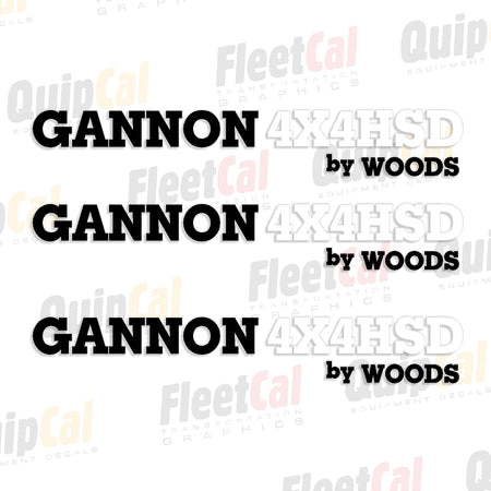 Gannon - Woods Decals