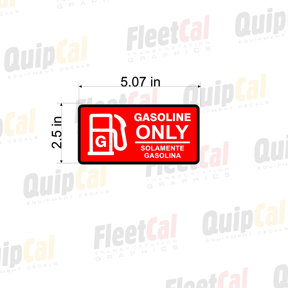 Gasoline 003 - Gasoline Only Decal