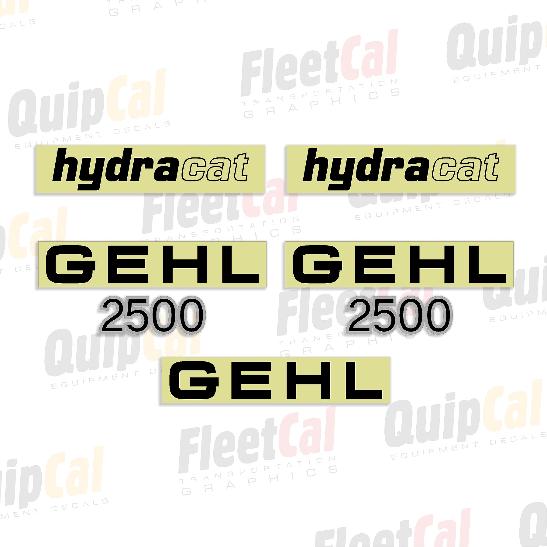 Gehl Skid Loader Decal Set