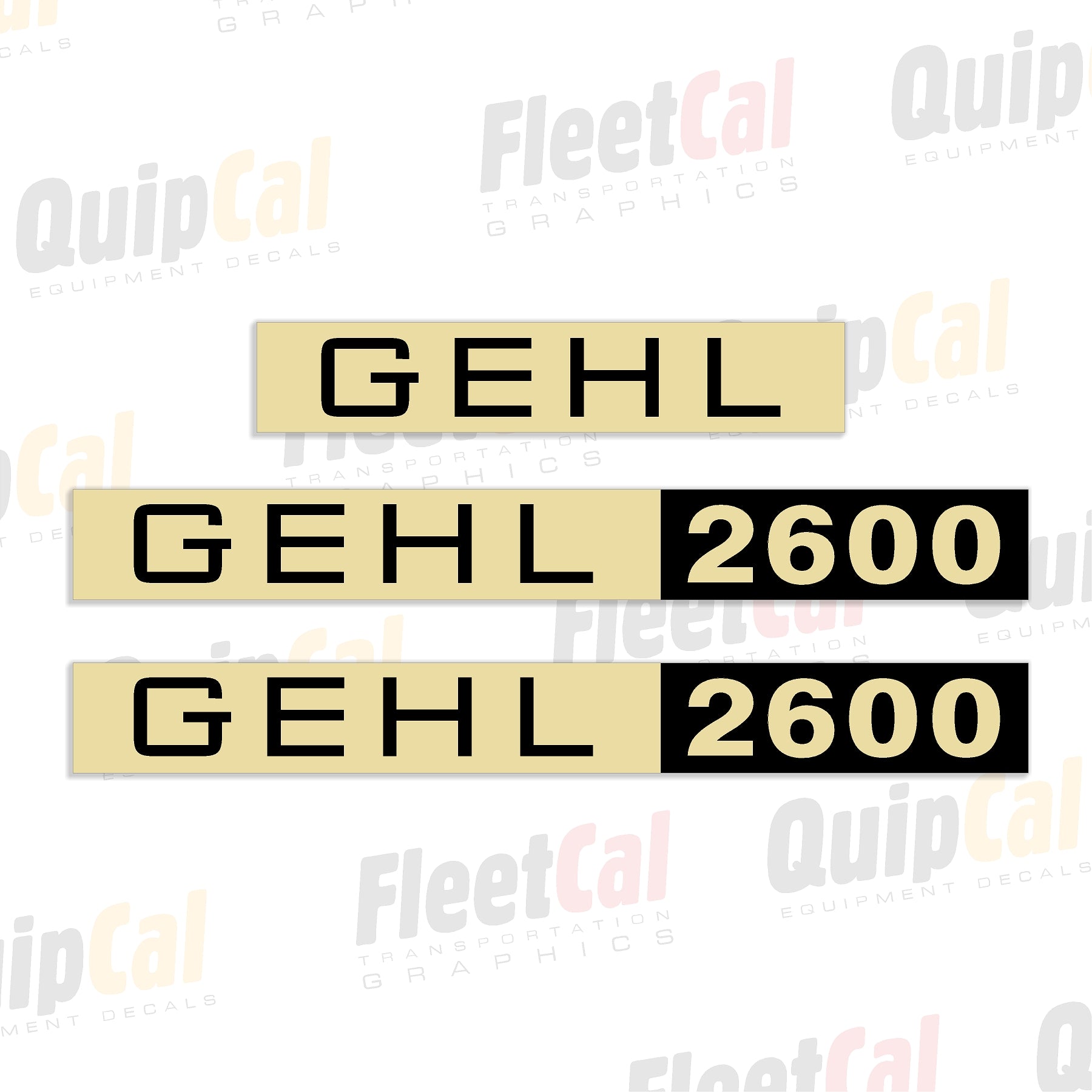 Gehl Skid Loader Decal Set