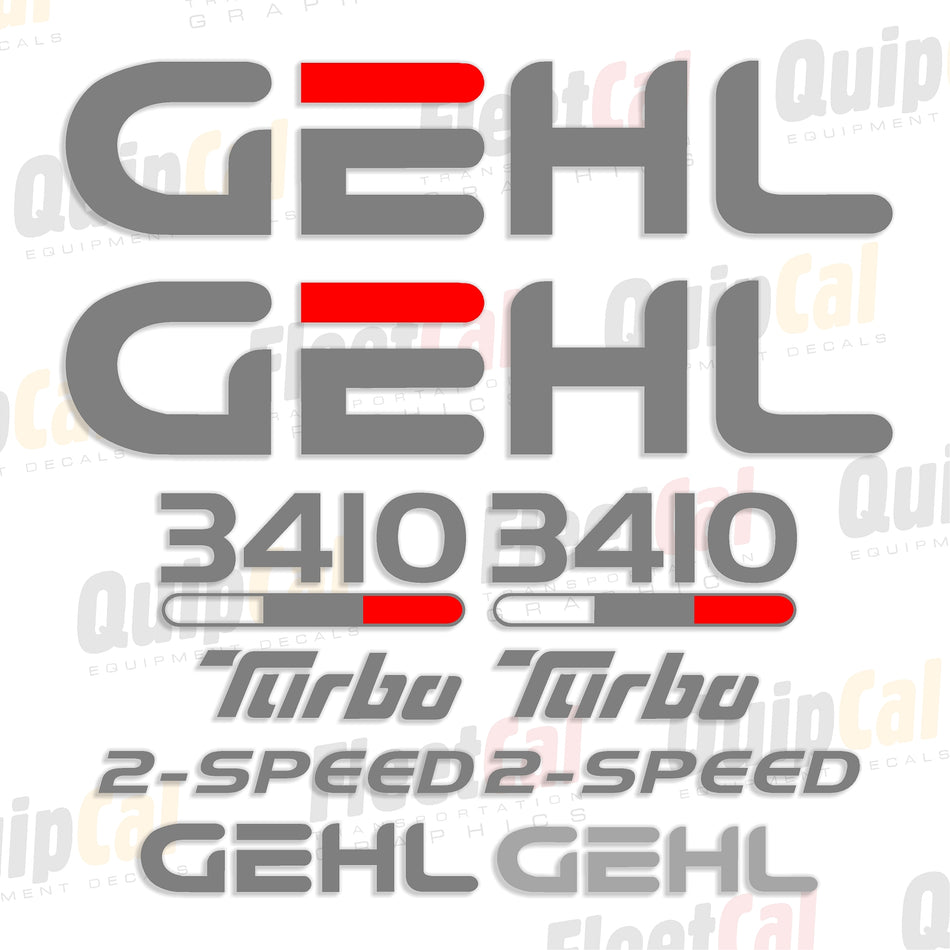 Gehl Skid Loader Decal Set