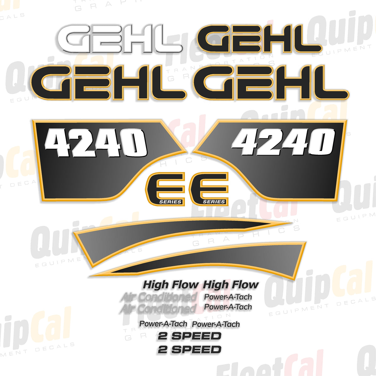 Gehl Skid Loader Decal Set