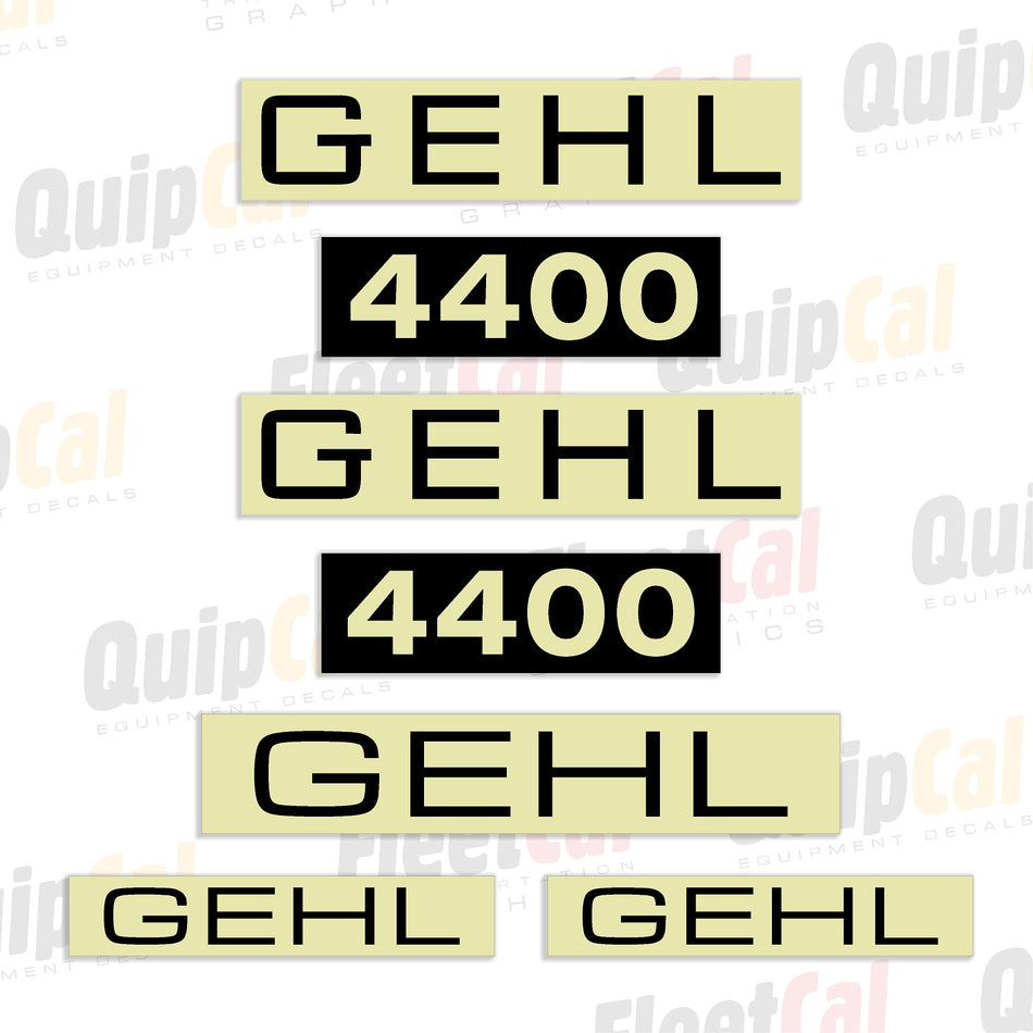 Gehl Skid Loader Decal Set