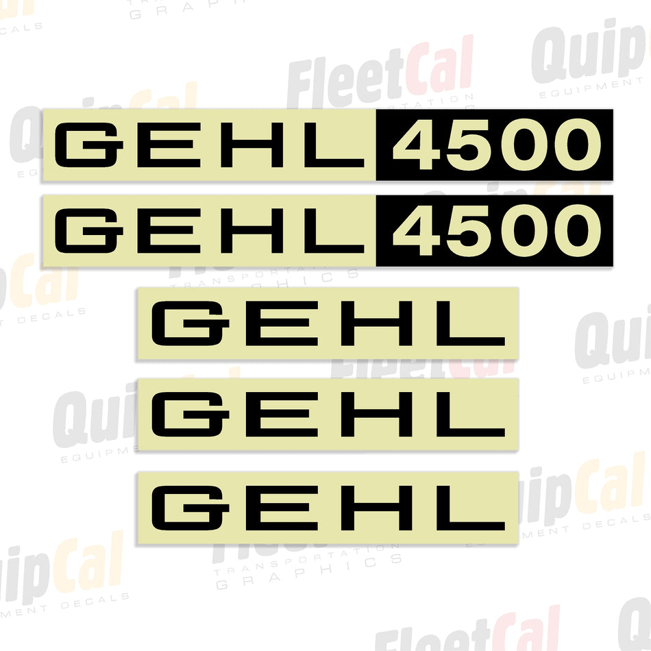 Gehl Skid Loader Decal Set