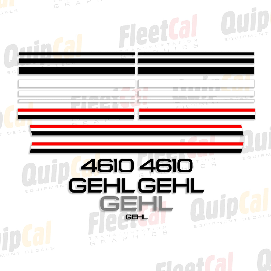 Gehl Skid Loader Decal Set