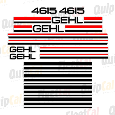 Gehl Skid Loader Decal Set