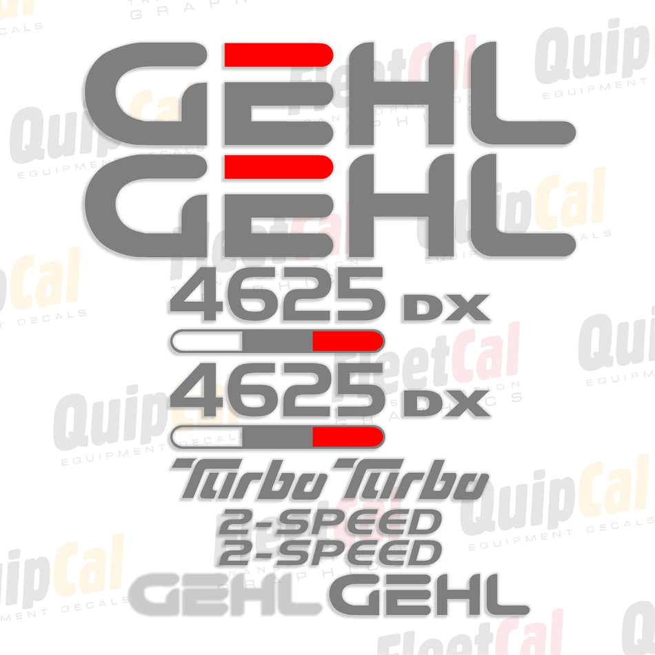 Gehl Skid Loader Decal Set