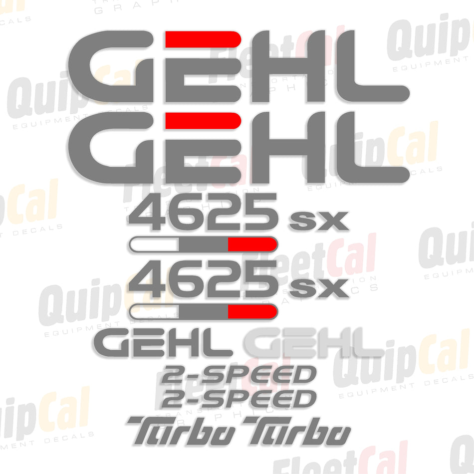 Gehl Skid Loader Decal Set