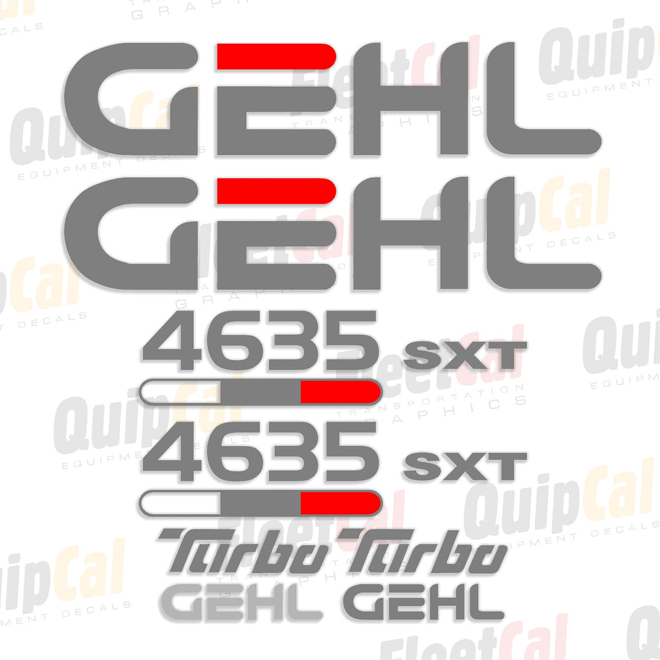 Gehl Skid Loader Decal Set