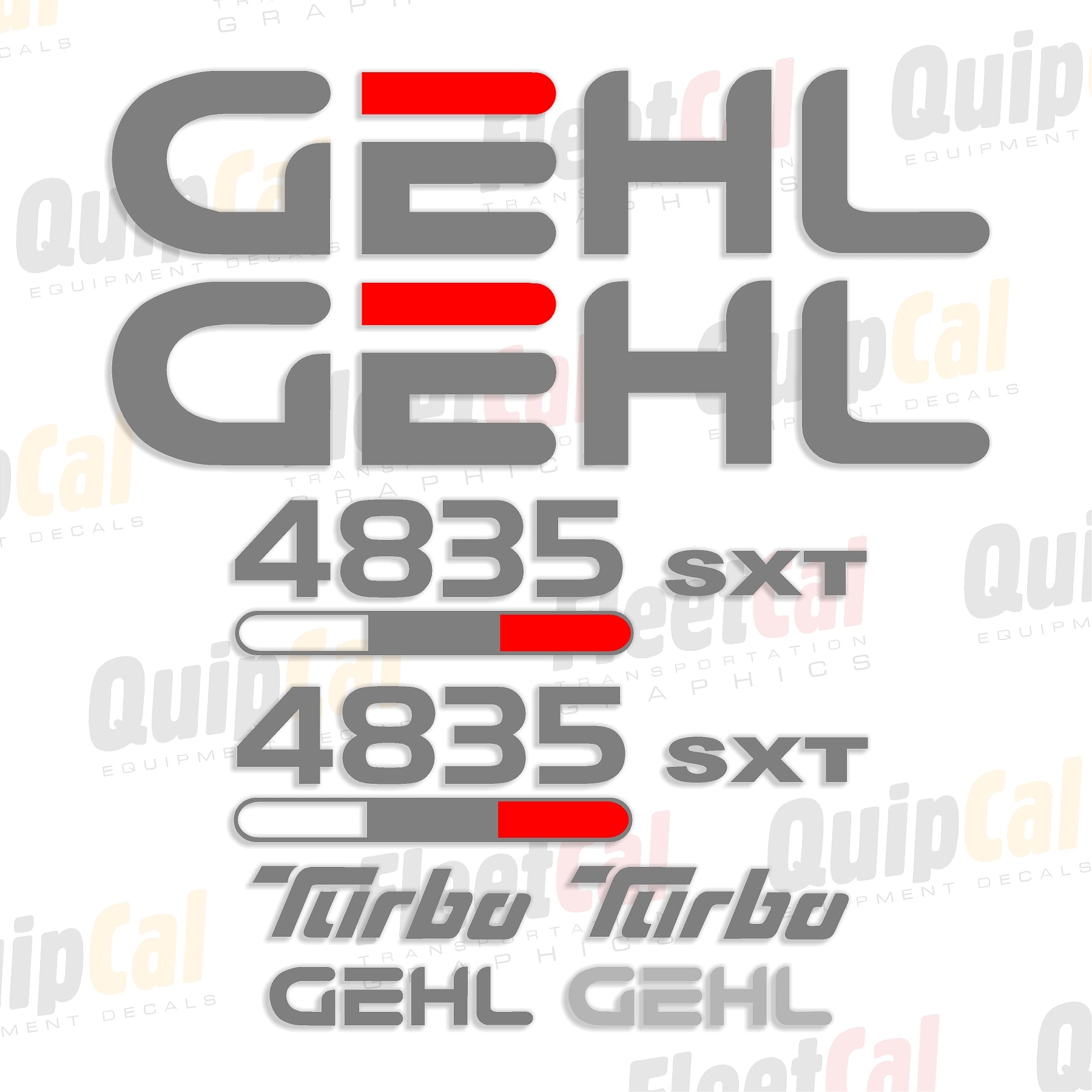 Gehl Skid Loader Decal Set