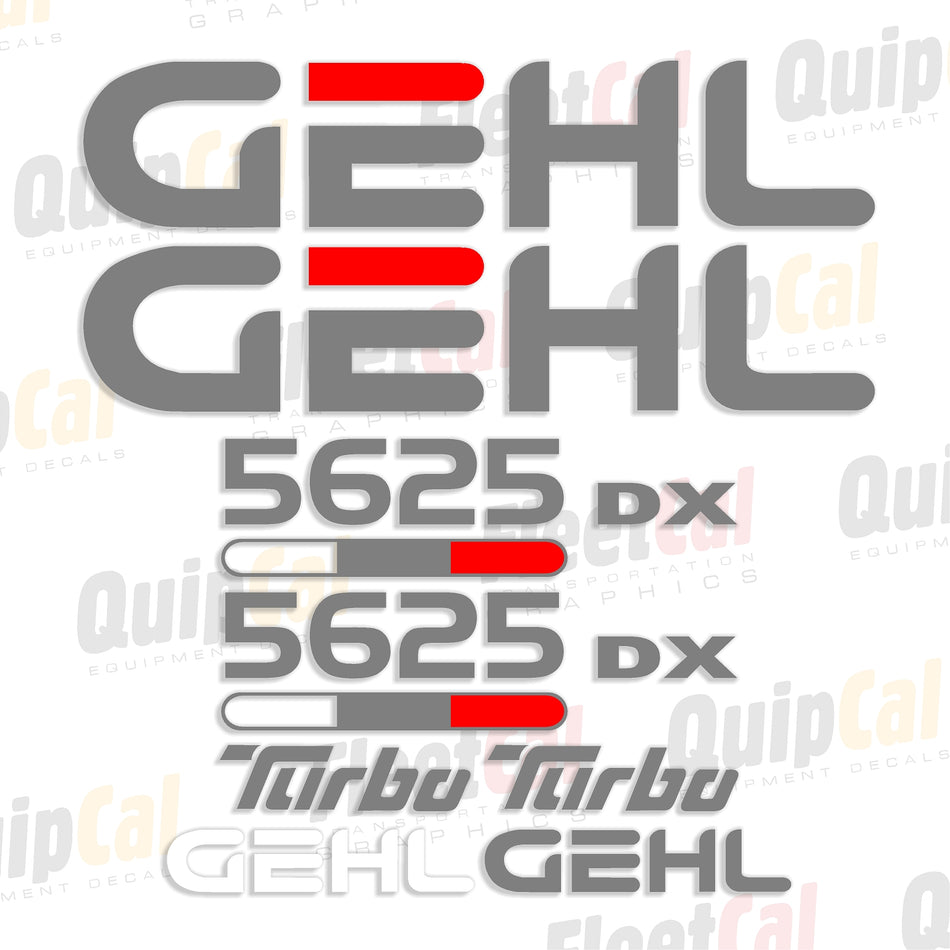 Gehl Skid Loader Decal Set