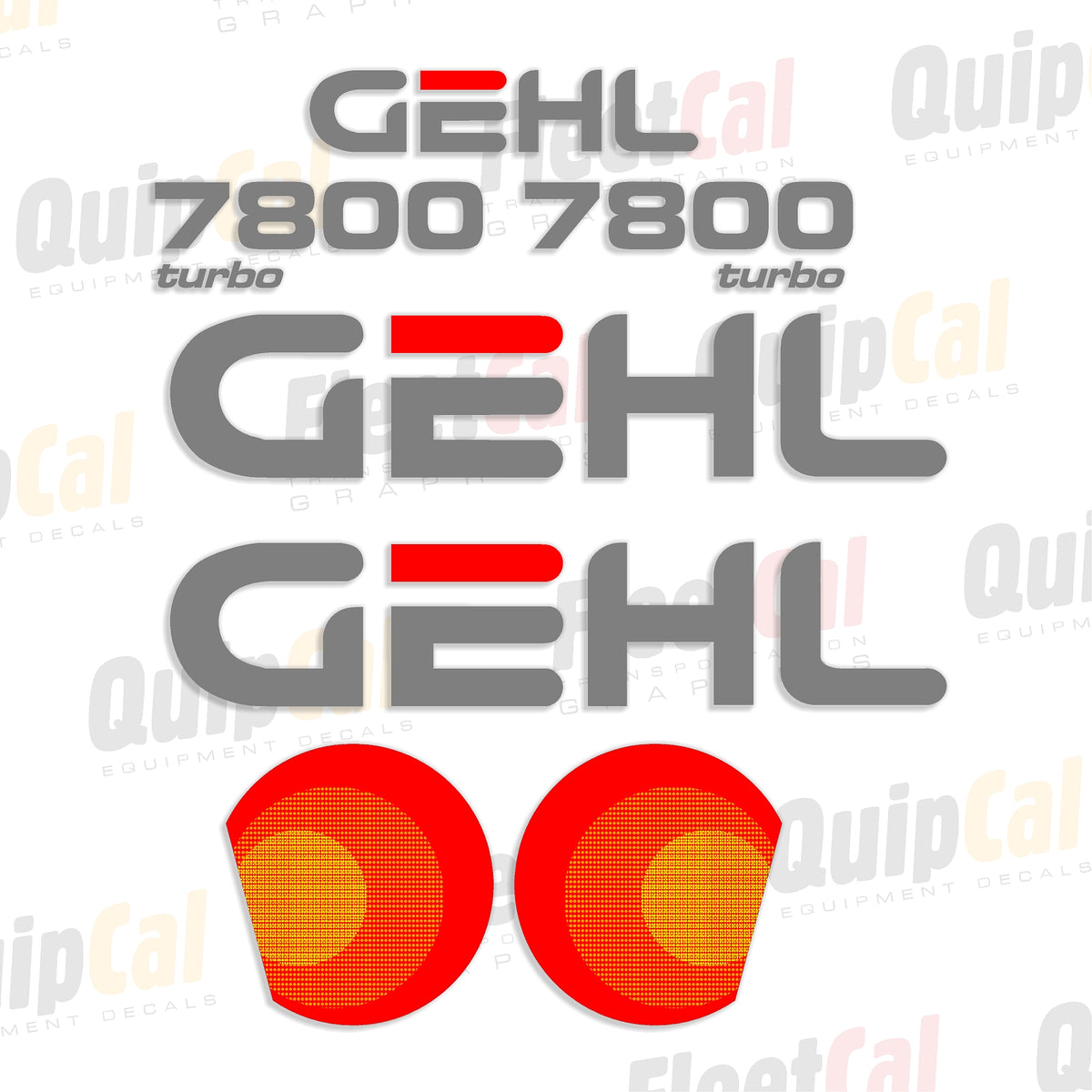 Gehl Skid Loader Decal Set