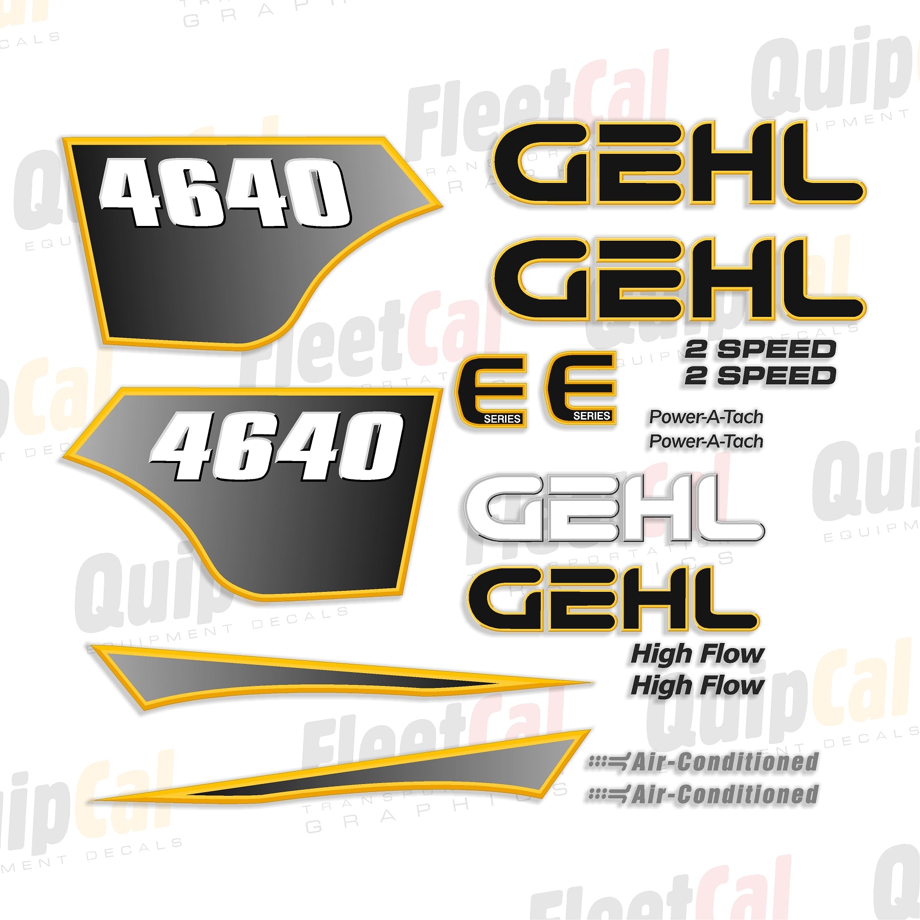 Gehl Skid Loader Decals