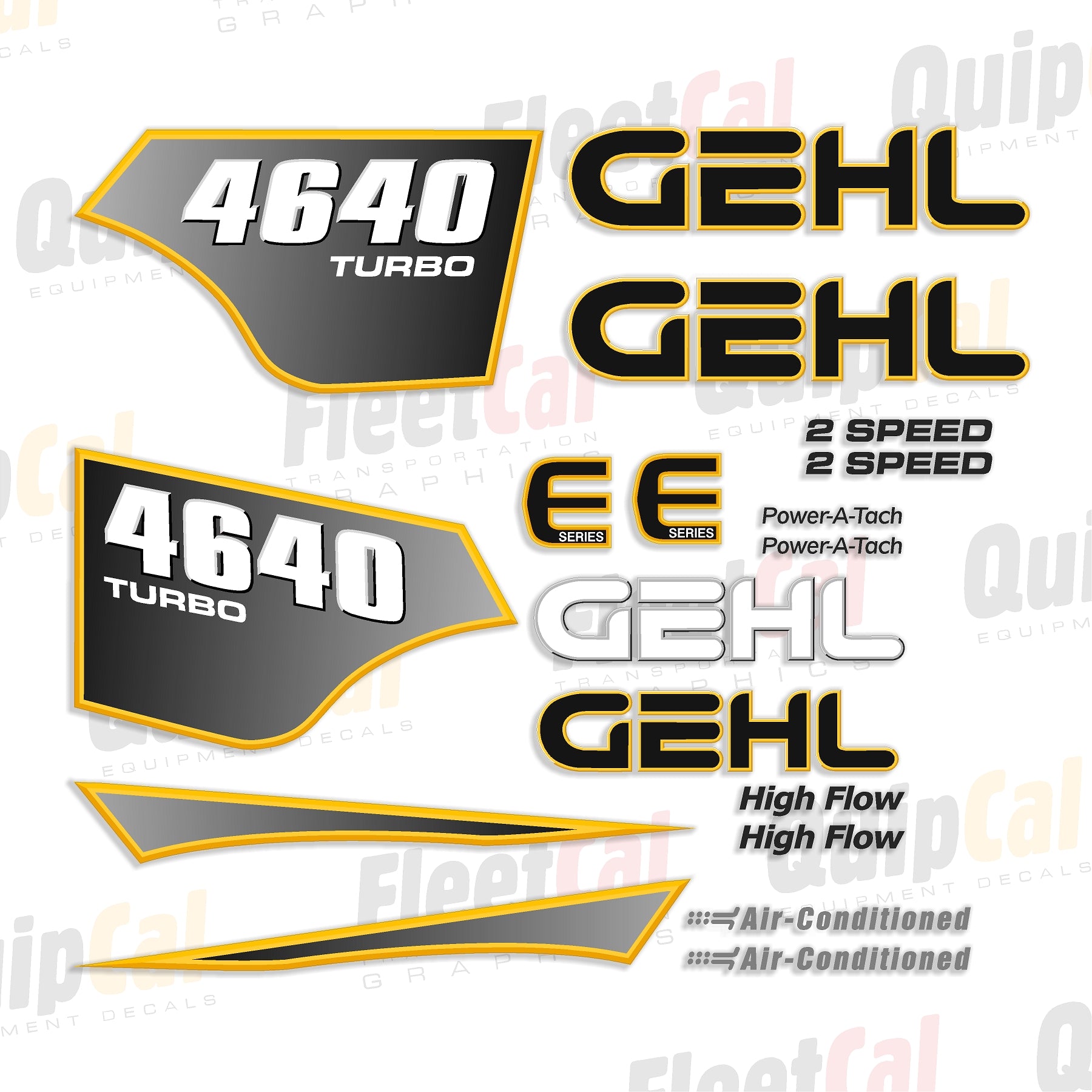 Gehl Skid Loader Decals