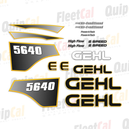 Gehl Skid Loader Decals