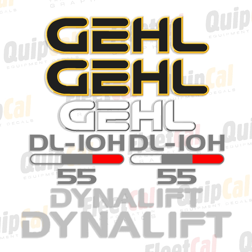 Gehl Telehandler Decals