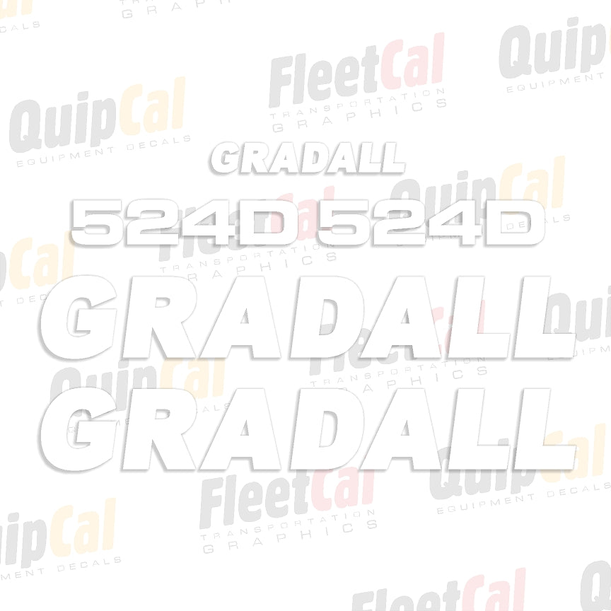 Gradall Telehandler Decals