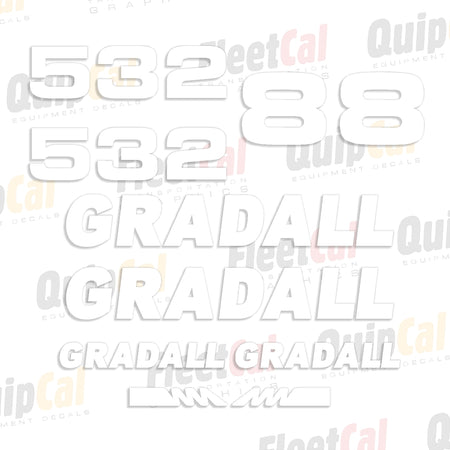 Gradall Telehandler Decals