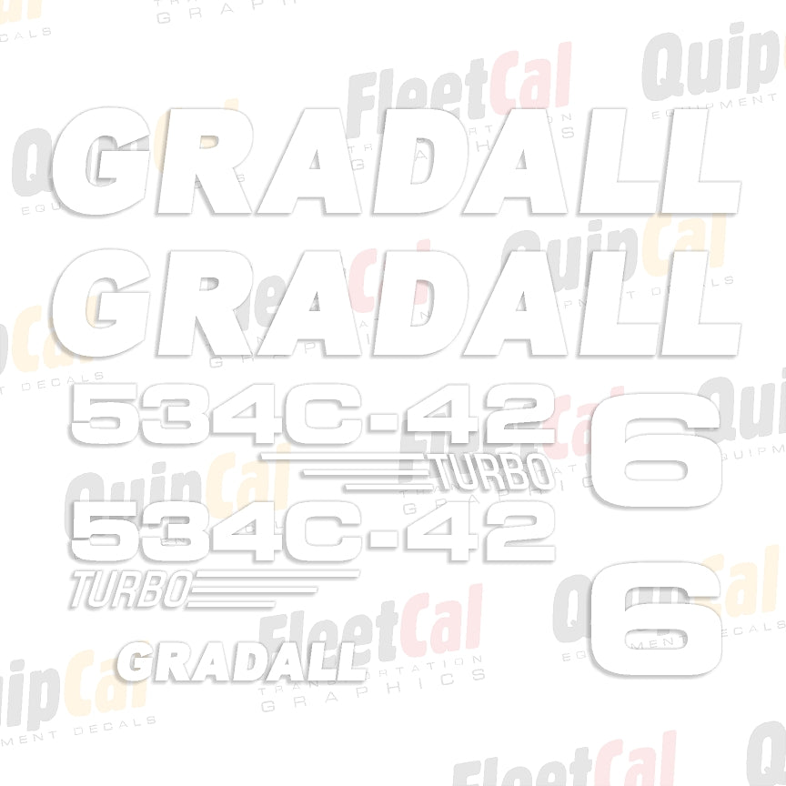 Gradall Telehandler Decals