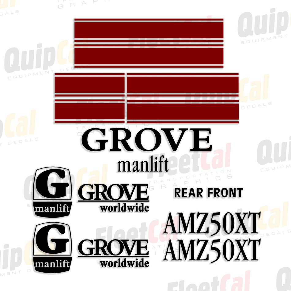 Grove Manlift Decal Sets