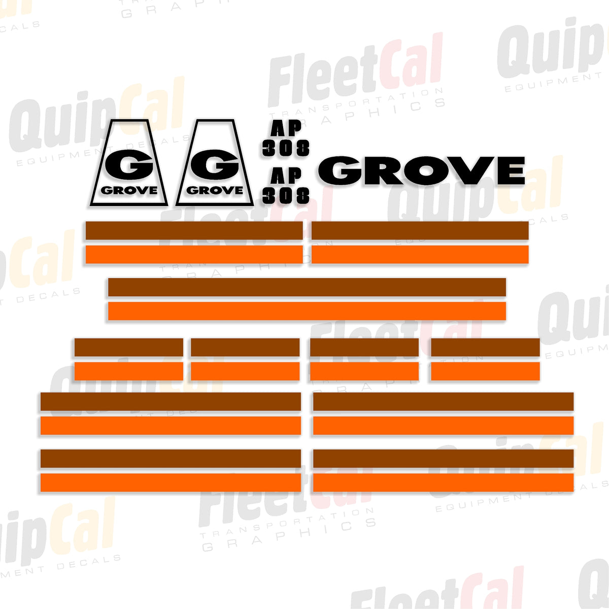 Grove Crane Decal Set