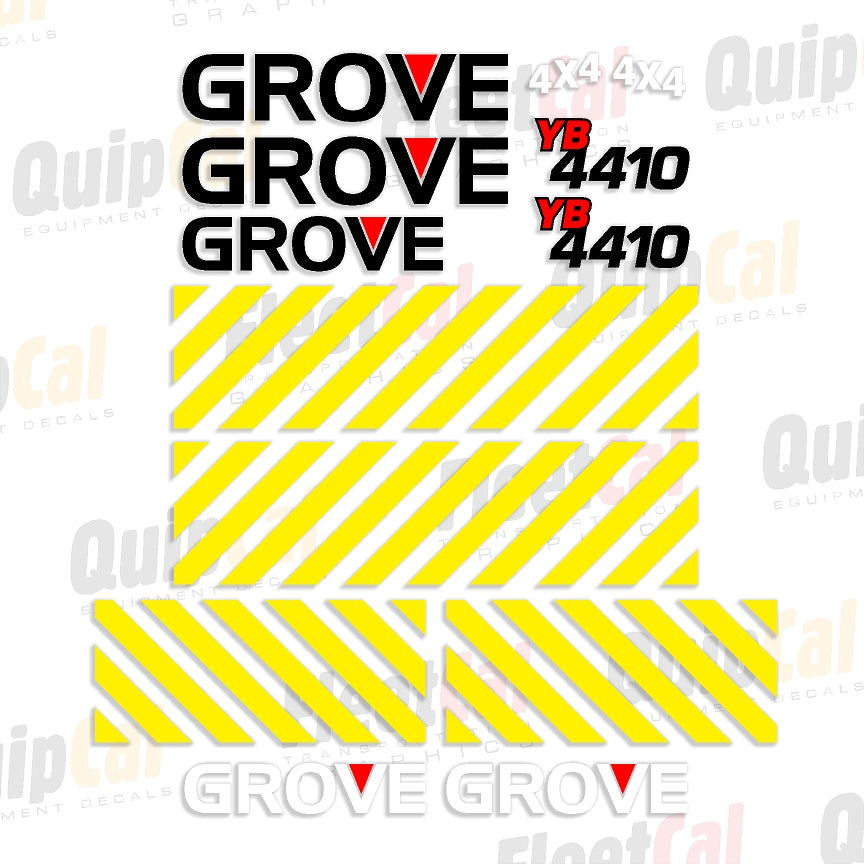 Grove Yard Boss Crane Decals